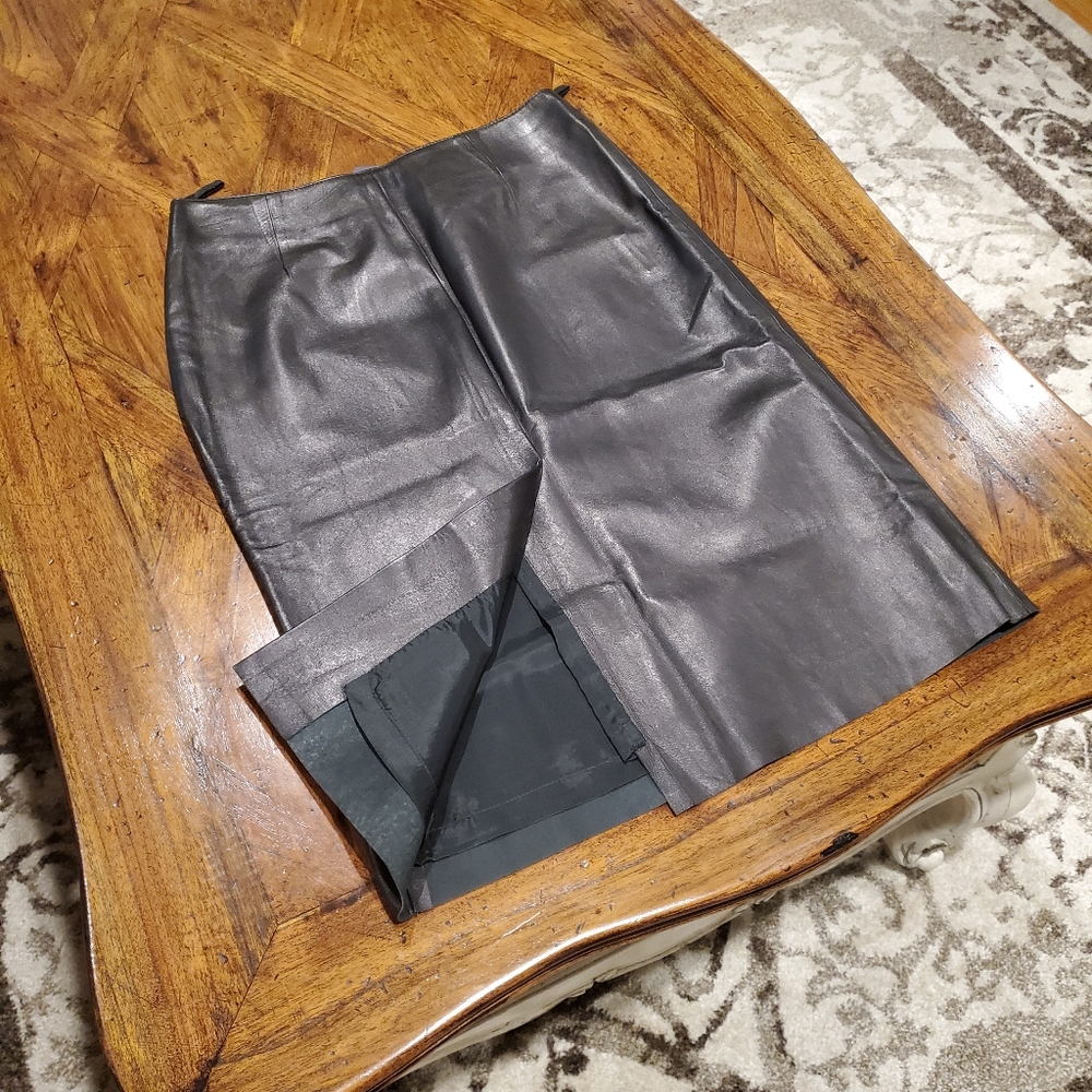 Prada Leather Skirt